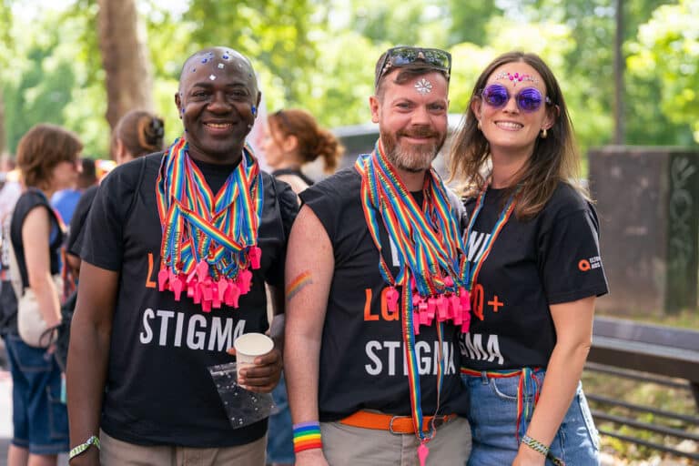 Elton John AIDS Foundation at the London Pride Parade 2024